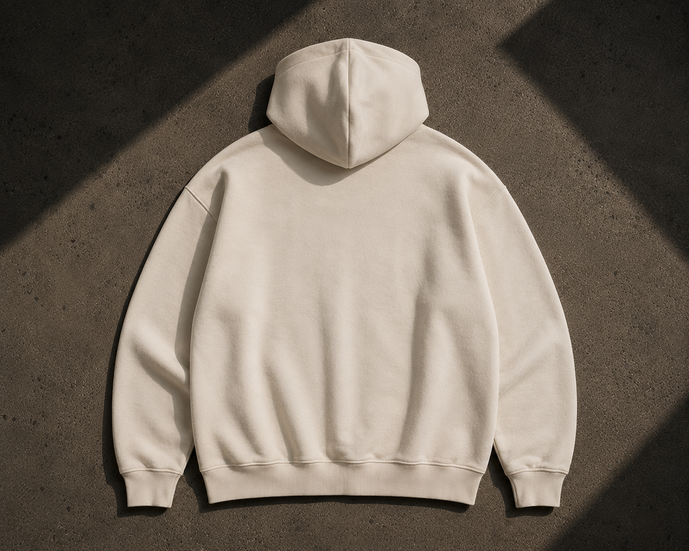 MONRELLI Heavy Hoodie — Ecru
