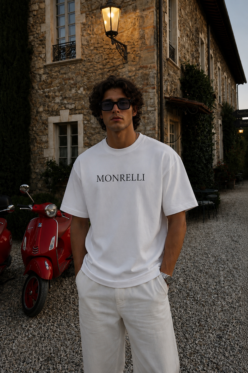 MONRELLI Signature Tee — White