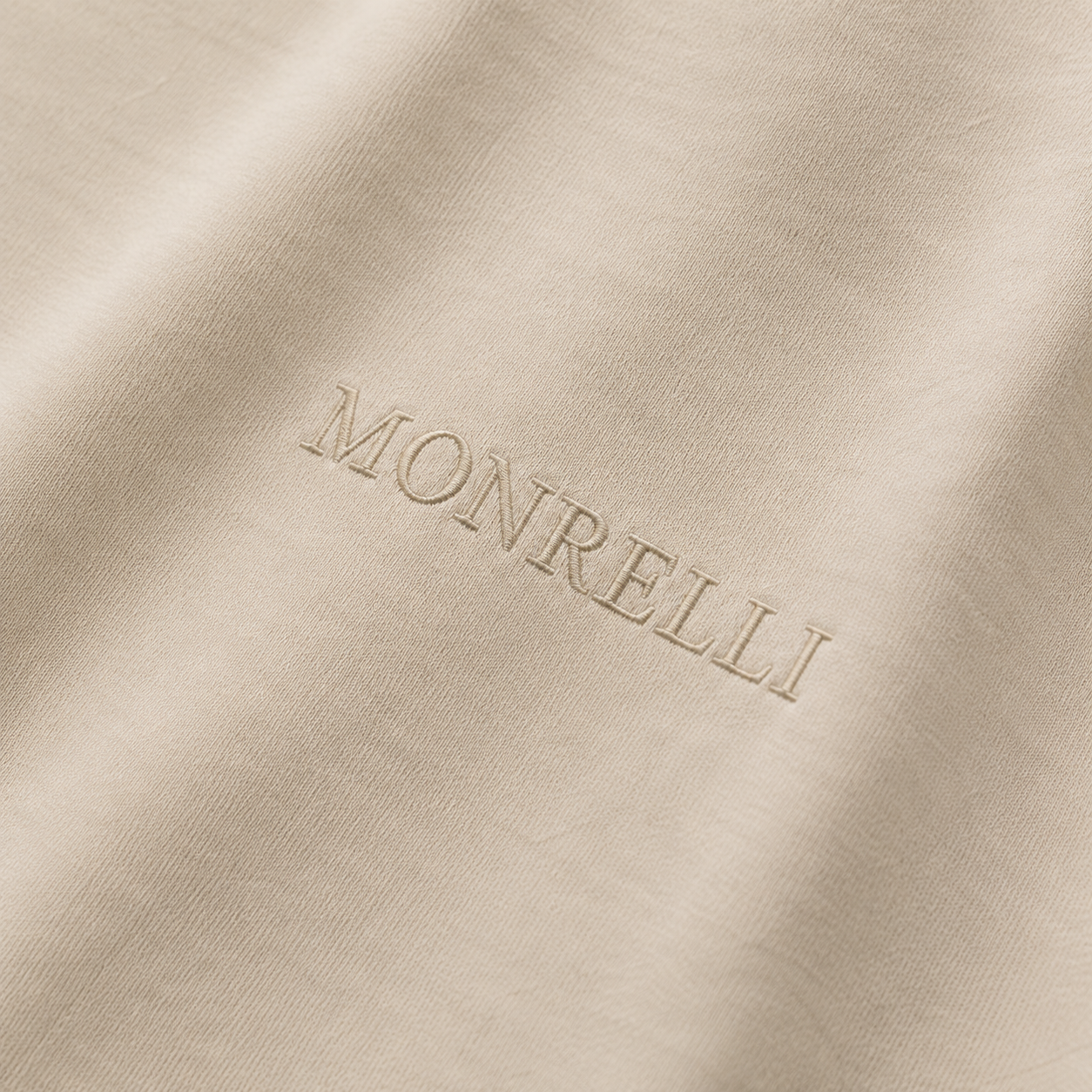 MONRELLI Essential Tee — Ecru