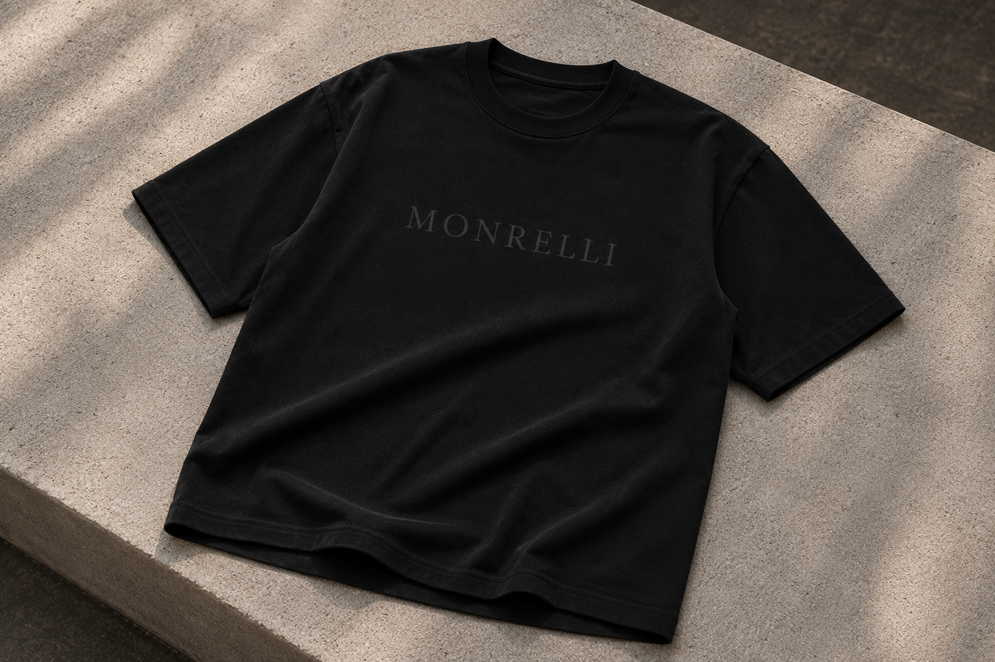 MONRELLI Essential Tee — Black