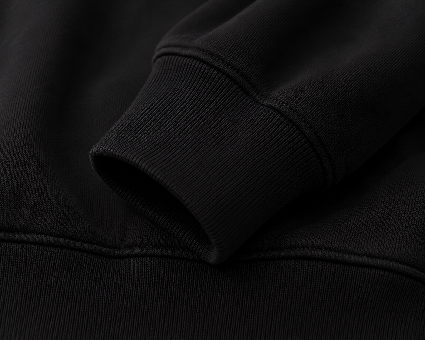 MONRELLI Heavy Hoodie — Black