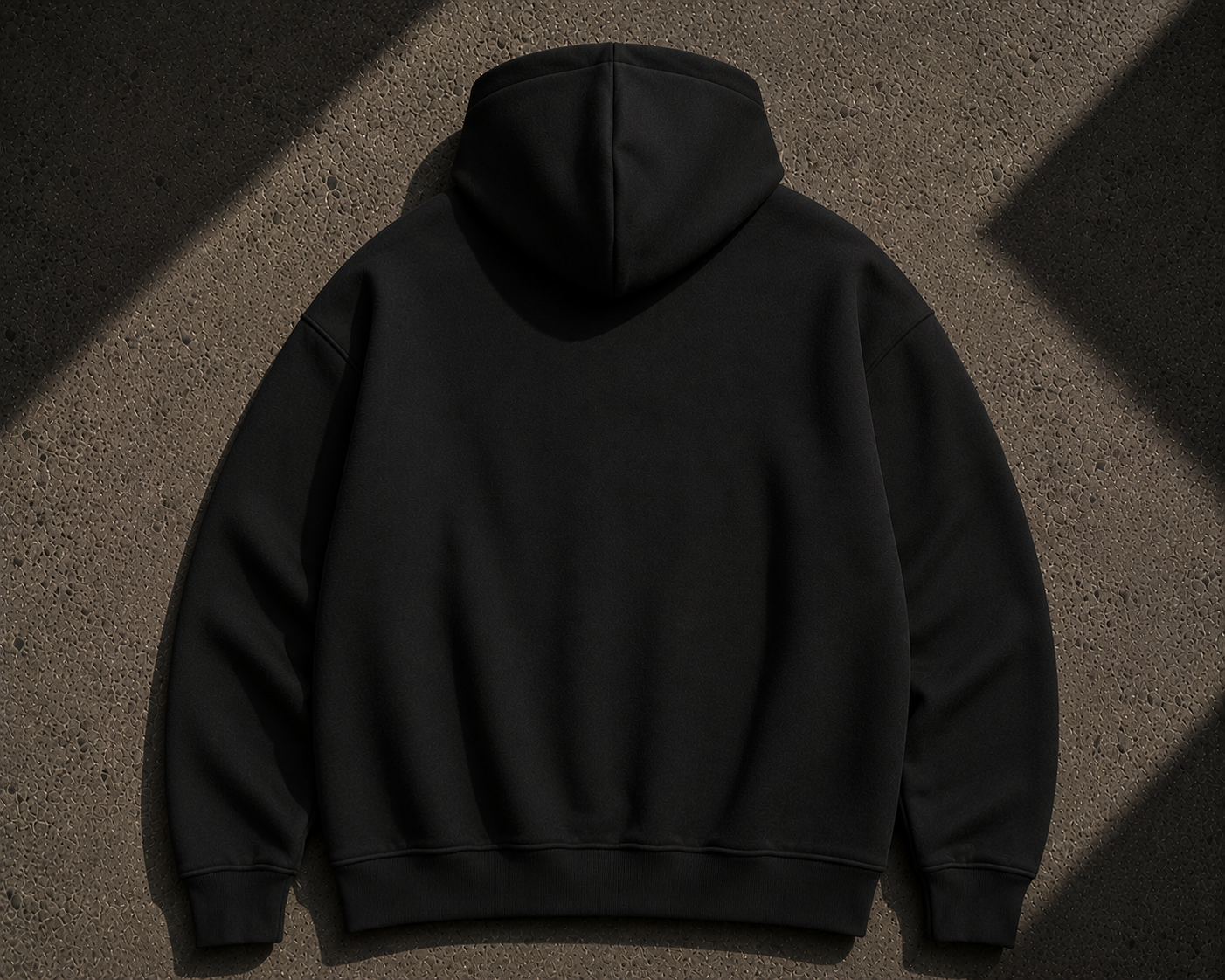 MONRELLI Heavy Hoodie — Black