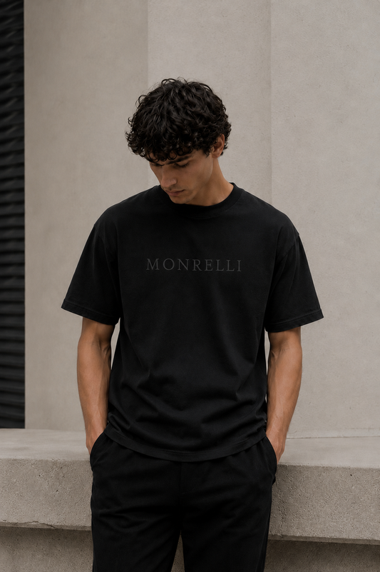 MONRELLI Essential Tee — Black